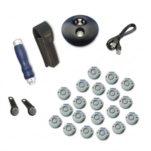 Deggy Standard Kit including Deggy Steel Pen, download station, and checkpoints for patrol and inspection recording.